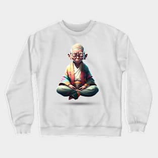 Meditating boy Crewneck Sweatshirt